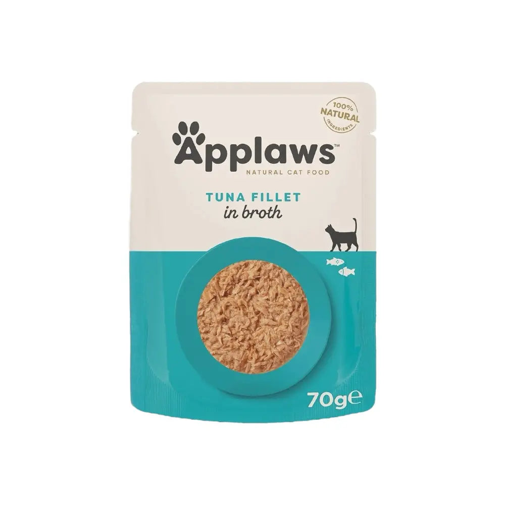 Applaws Gatto buste Filetto di Tonno in brodo 12x70g Applaws Italia
