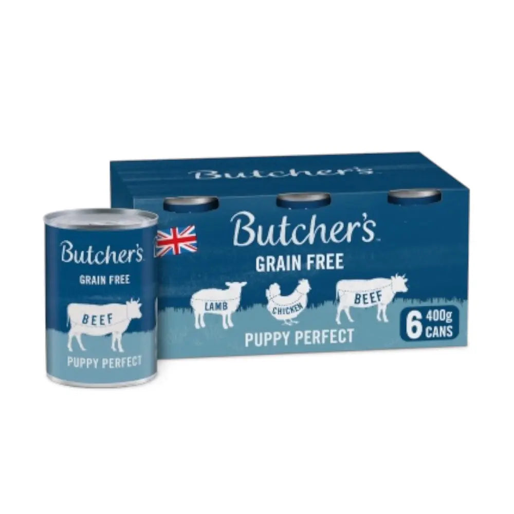 Butcher's Dog Junior, Lamb / Chicken / Beef, 6x400 g multipack Butcher's