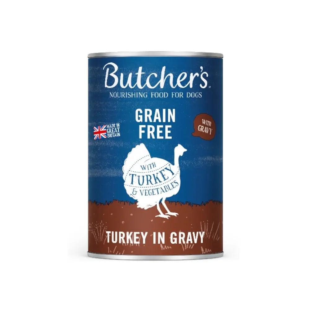 Butcher's Original Dog Recipe with turkey in Gravy 400g Butcher's