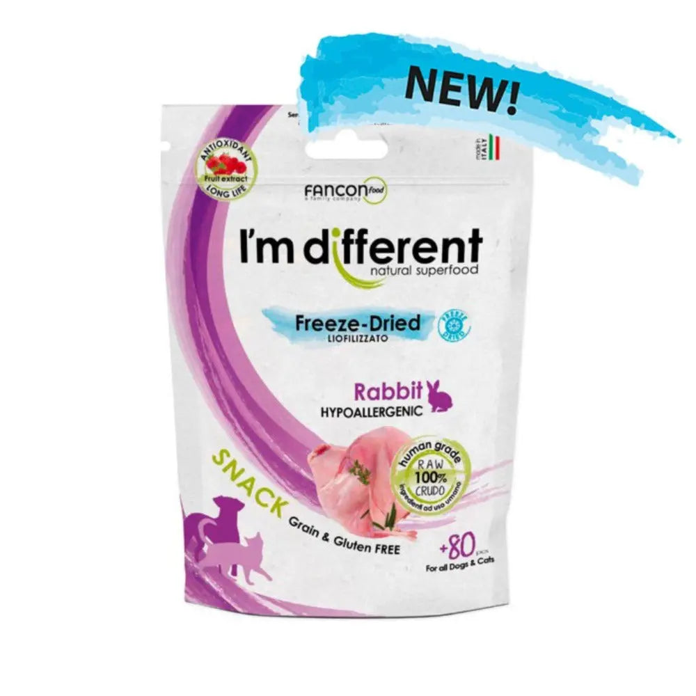 I'm Different snack liofilizzato coniglio - Respet Shop