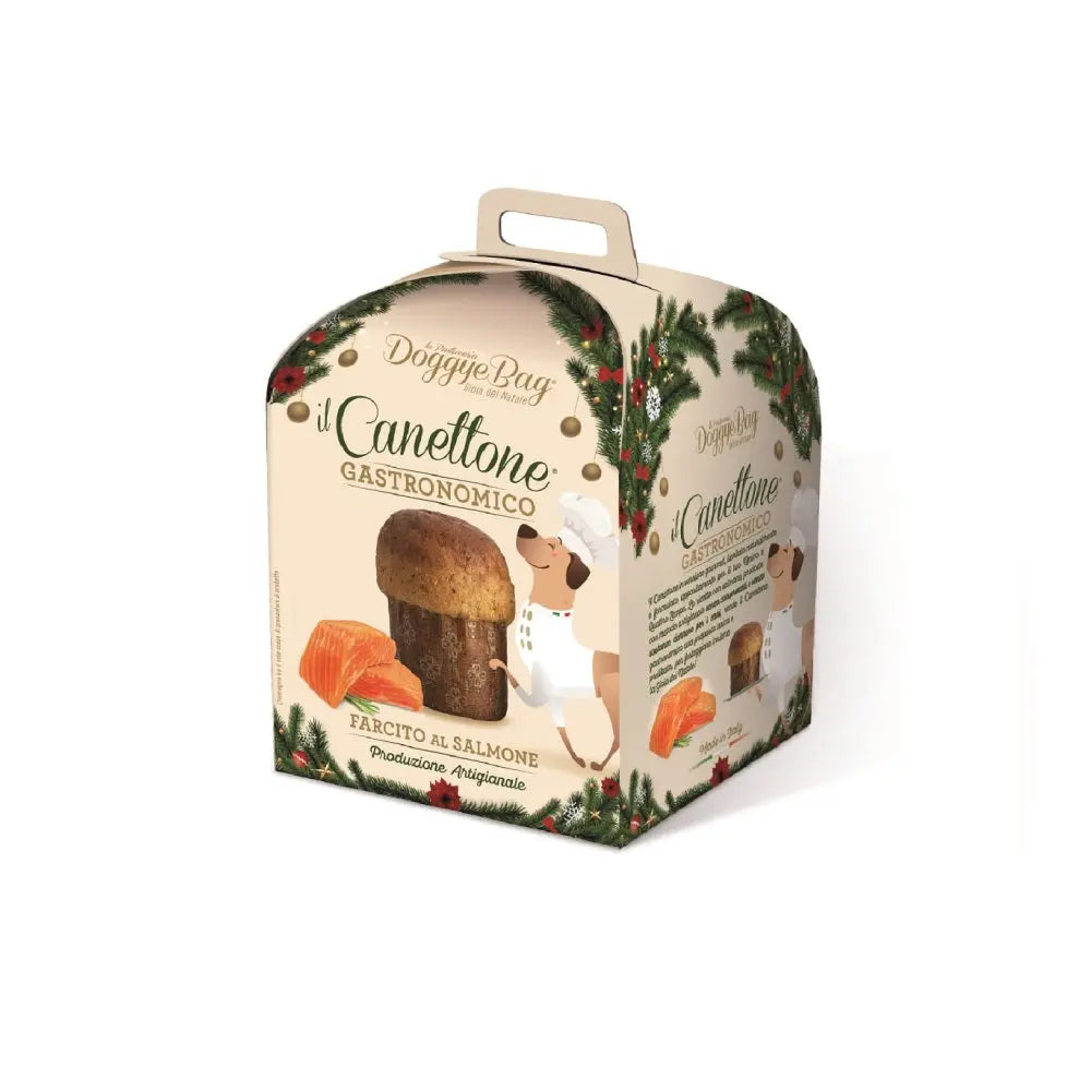 DoggyeBag, il Canettone gastronomico con salmone