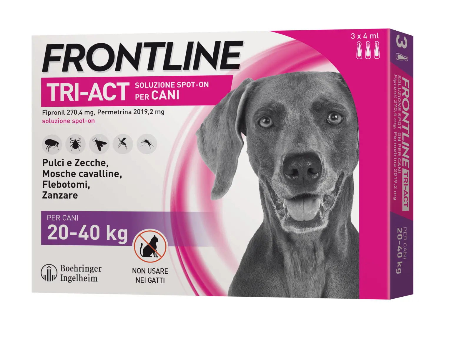 Frontline Triact 20-40 kg 3 pipette Frontline
