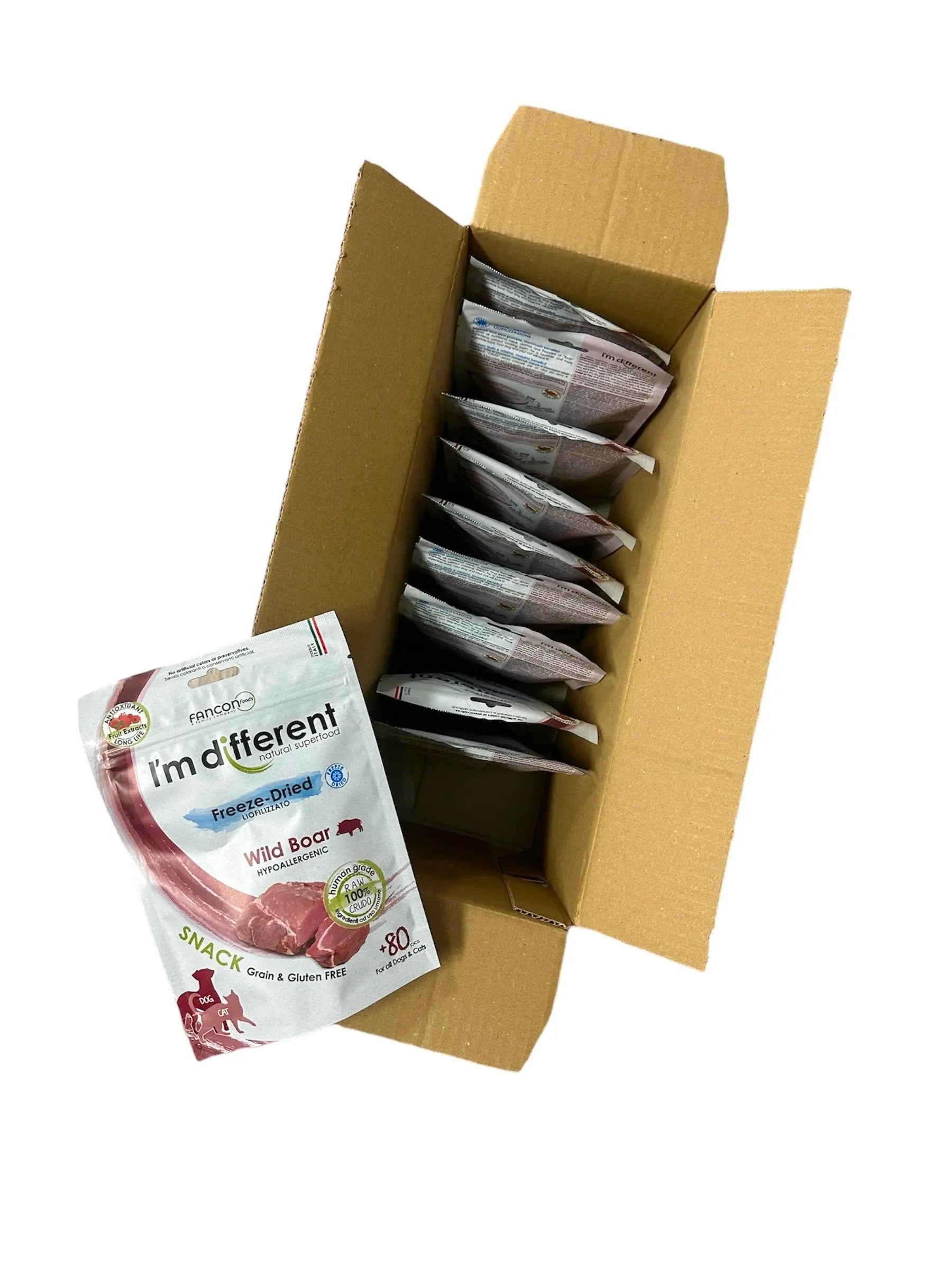 I'm Different Snack liofilizzato Cinghiale I'm Different