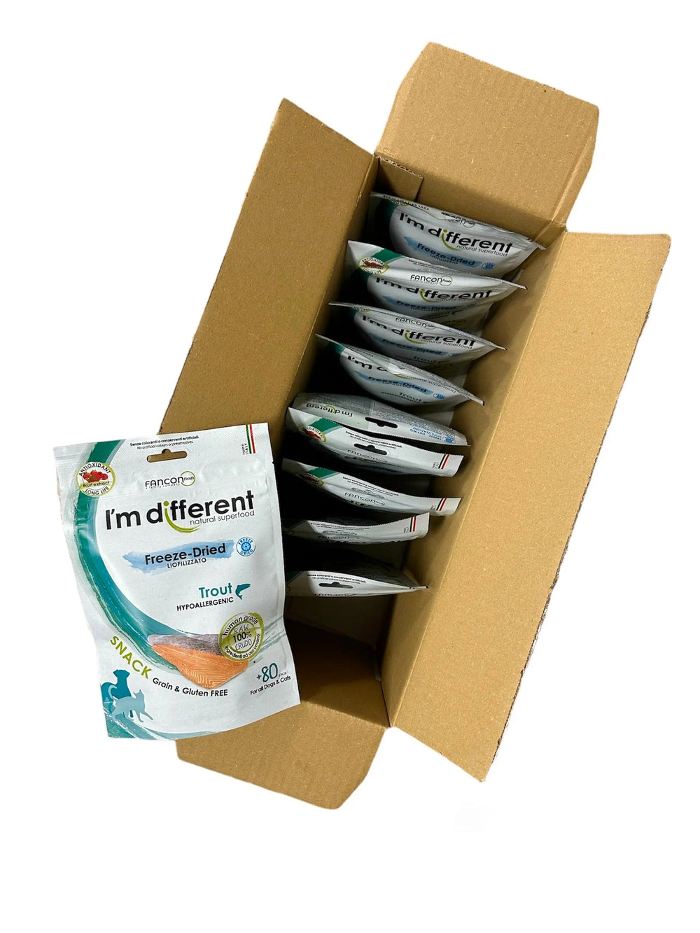 I'm Different Snack liofilizzato Trota I'm Different