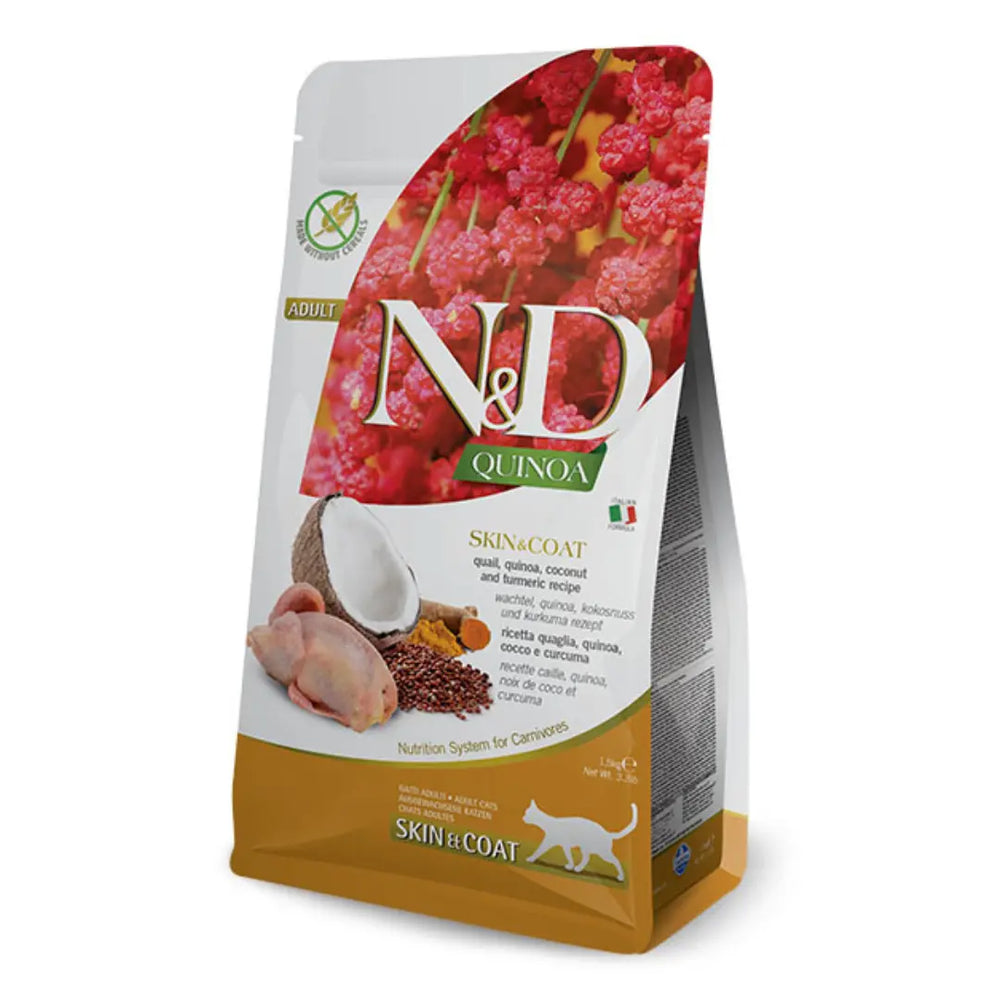 N&D Quinoa Skin & Coat Quaglia, Cocco & Curcuma Farmina