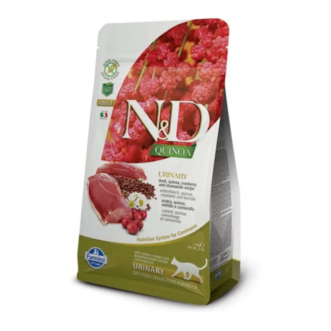 N&D Quinoa Urinary Anatra, Mirtilli & Camomilla Farmina