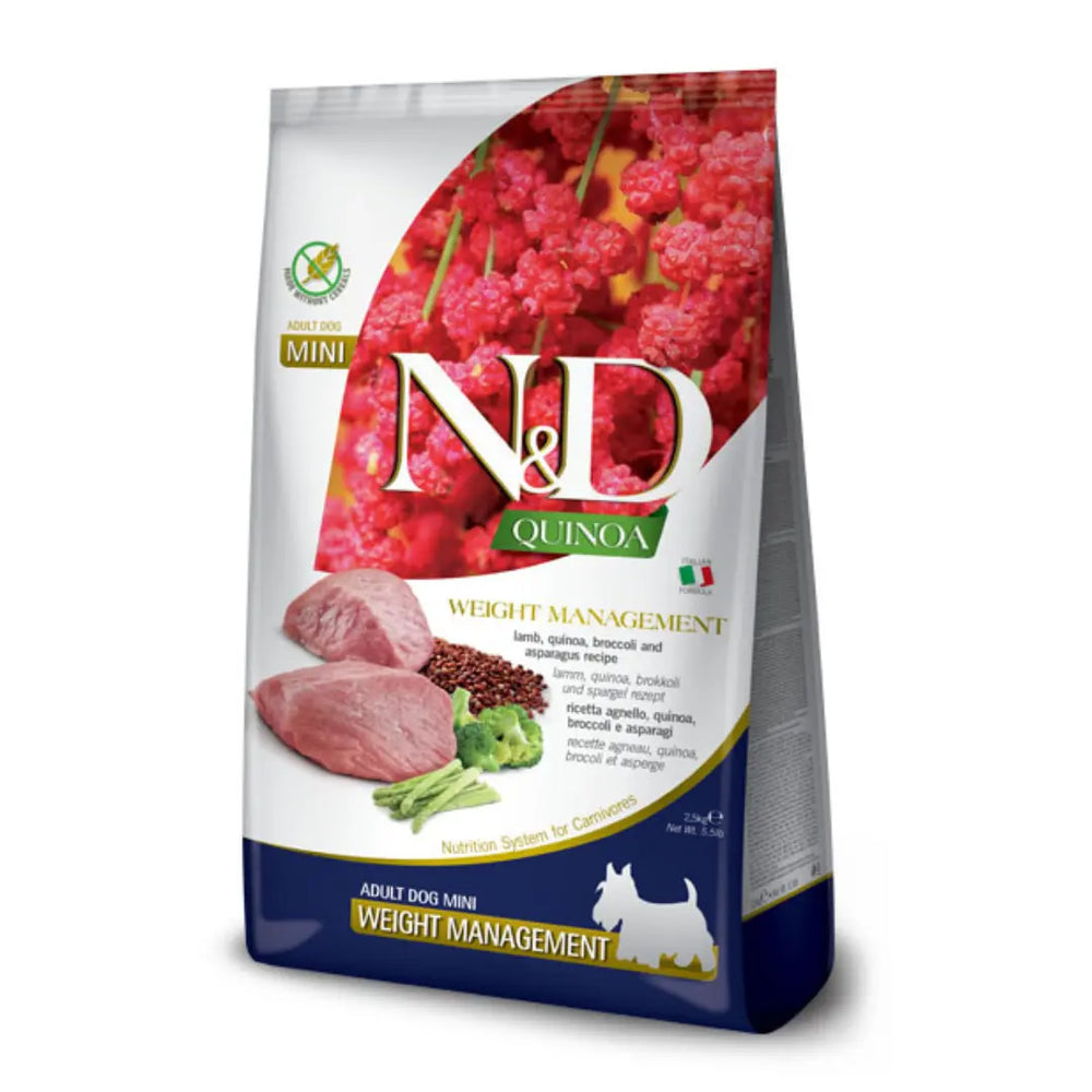 N&D Quinoa Weight Management Agnello, Broccoli & Asparagi Farmina