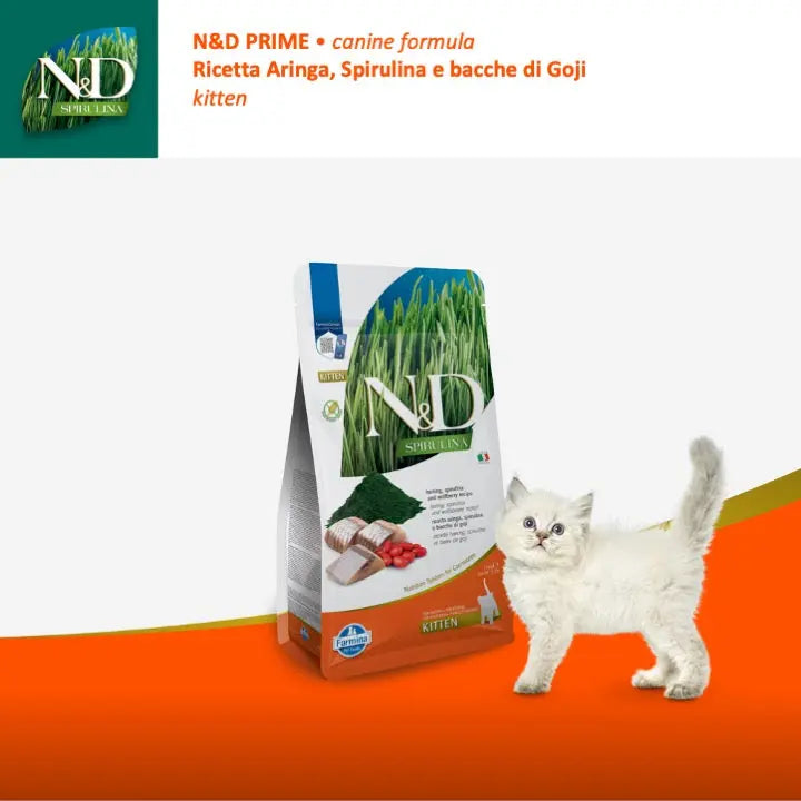 N&D Spirulina Aringa e& bacche di goji Farmina