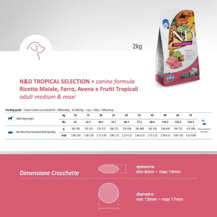 N&D Tropical Selection Maiale & frutti tropicali Farmina