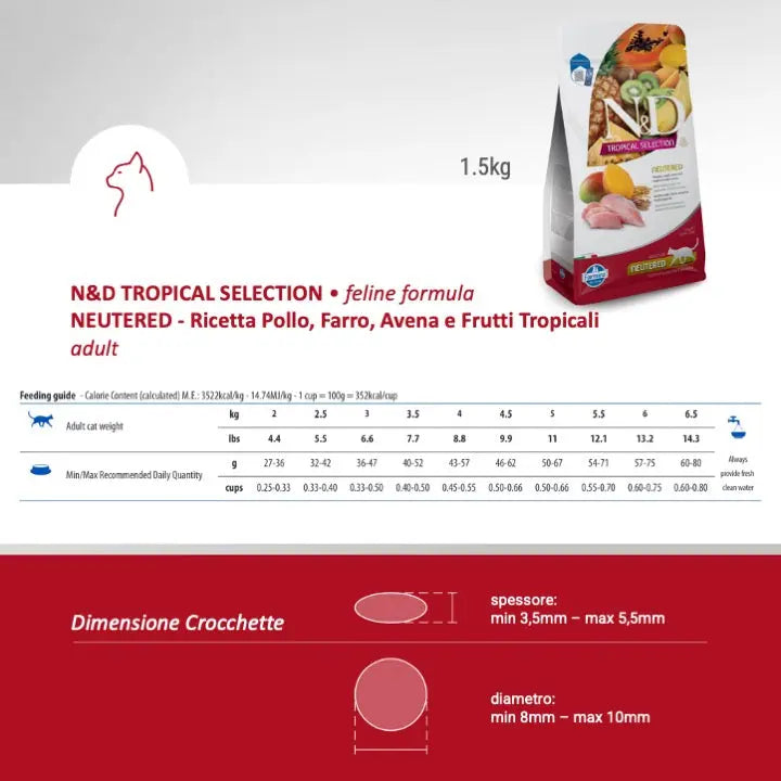 N&D Tropical Selection Pollo & frutti tropicali Farmina