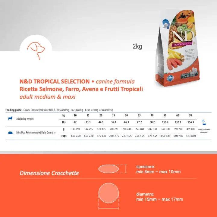 N&D Tropical Selection Salmone & frutti tropicali Farmina