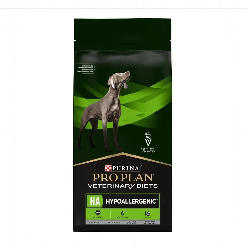 PURINA PRO PLAN VETERINARY DIETS secco cane HA Hypoallergenic Respet