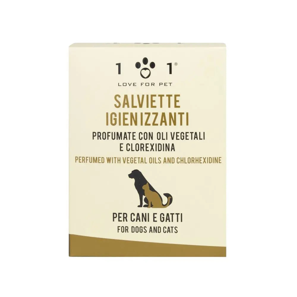 Salviette Igienizzanti Clorexidina -  box 25 PZ LINEA 101