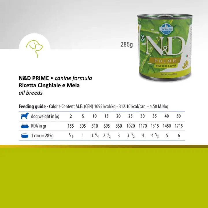 Umido N&D Prime Cinghiale & Mela Farmina