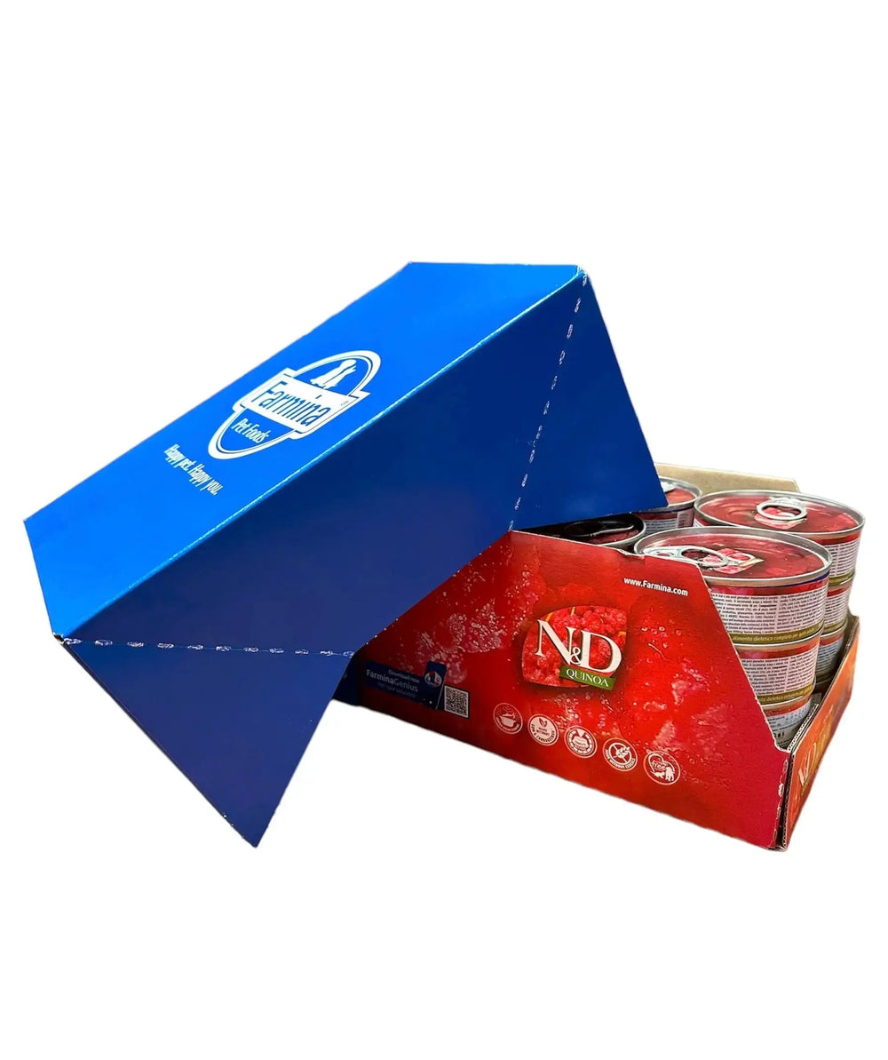 Umido N&D Quinoa Skin & Coat Quaglia gatto Farmina