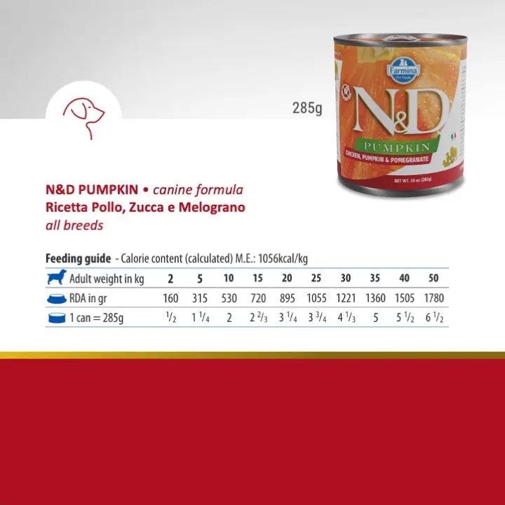Umido N&D Zucca e Pollo Farmina