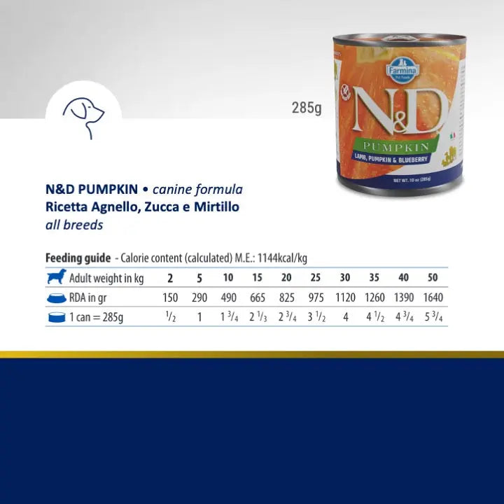 Umido N&D Zucca, Agnello & Mirtillo Farmina