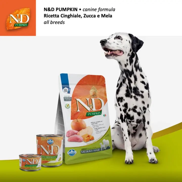 Umido N&D Zucca, Cinghiale e Mela Farmina