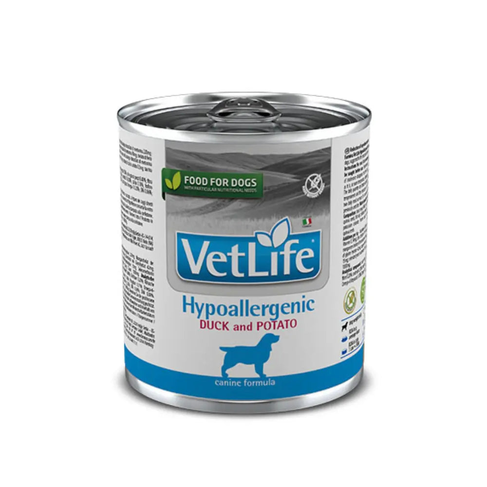 Umido vet life cane hypoallergenic anatra e patate Farmina