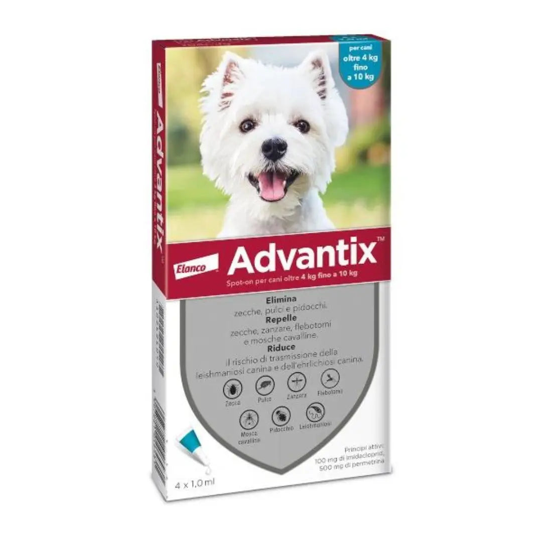 Advantix 4-10 kg 4 pipette Respet