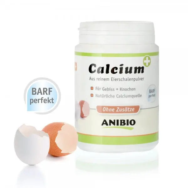 AniBio CALCIUM PLUS - guscio d'uovo polvere - 320 gr AniBio