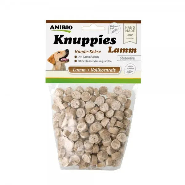 AniBio Knuppies agnellosenza glutine bustina 150 gr AniBio