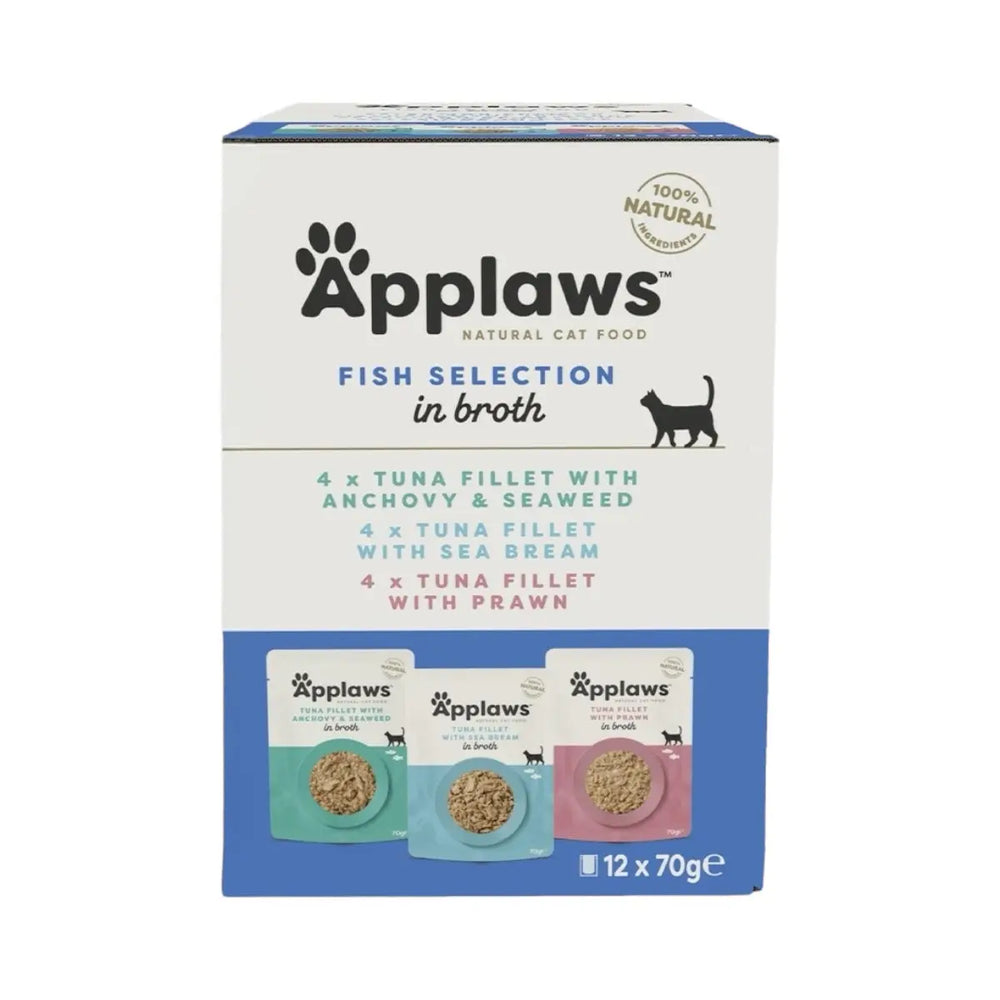 Applaws Buste Mix Pesce in brodo 12 x 70 g Applaws