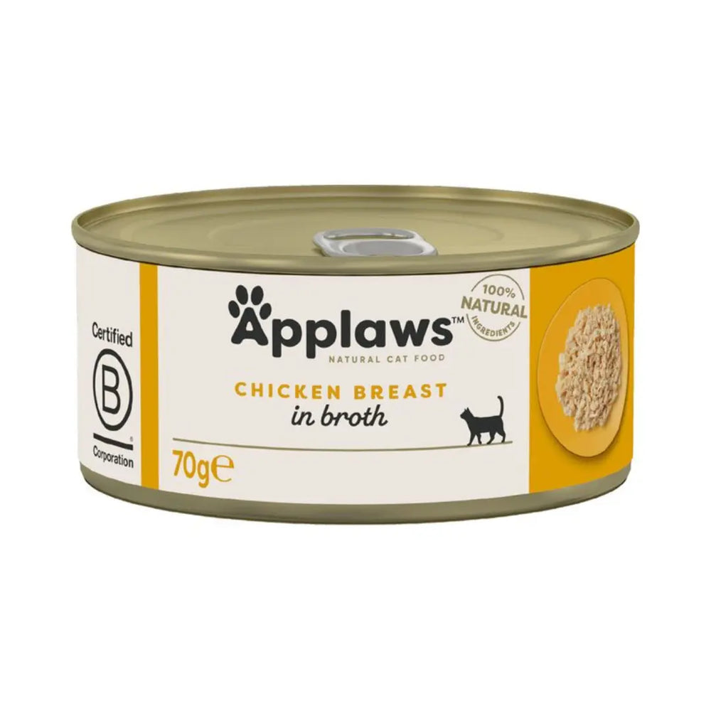 Applaws Chicken selection in broth 12 x 70 g Applaws