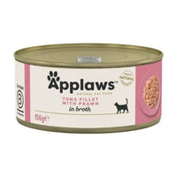 Applaws Filetti di Tonno e Gamberetti in brodo 24 x 156g Applaws