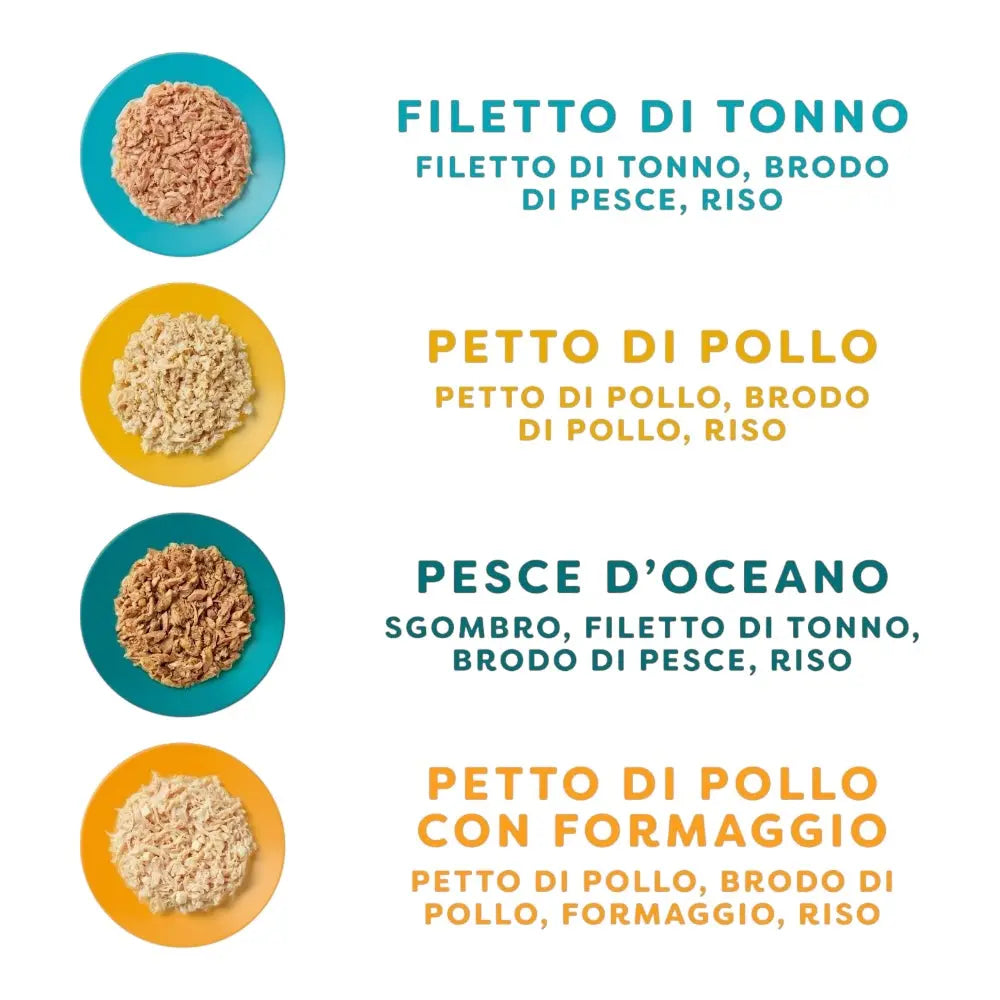 Applaws Gatto Multipack lattine Selezione Variety in brodo 12 x 70 g Applaws Italia