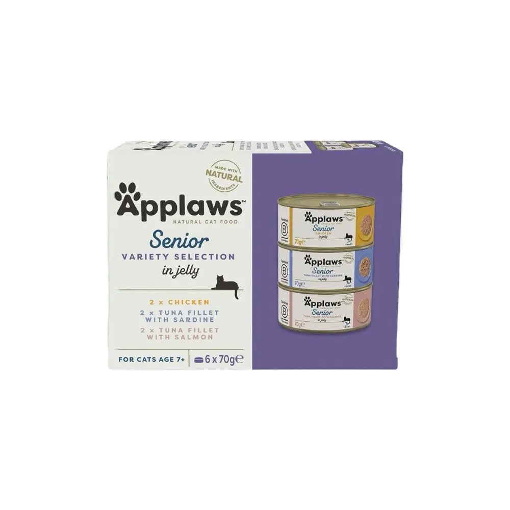 Applaws Gatto Multipack lattine Senior in gelatina 6x70g Applaws Italia