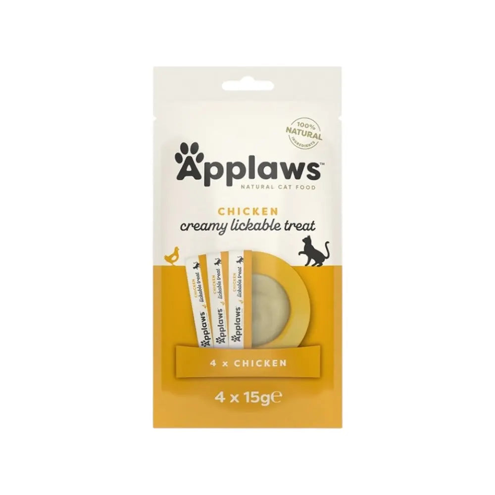 Applaws Gatto Treats da leccarsi i baffi cremosi al Pollo 10x4x15g Applaws Italia
