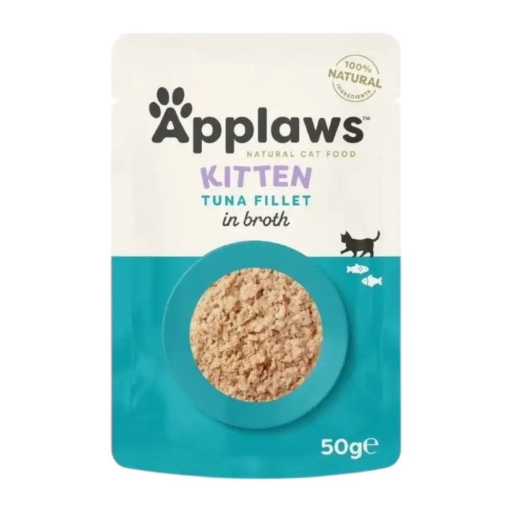 Applaws Gatto buste Kitten Filetto di Tonno in brodo 12x50g Applaws