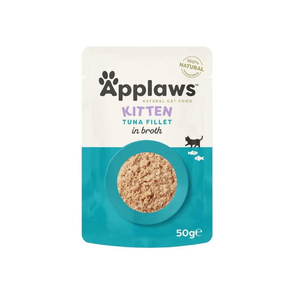 Applaws Gatto buste Kitten Filetto di Tonno in brodo 12x50g Applaws Italia