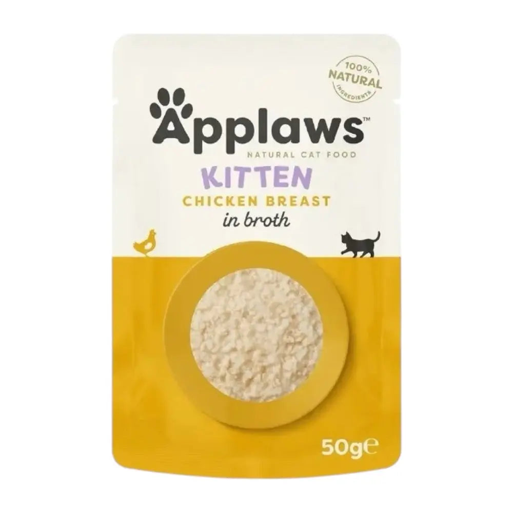 Applaws Gatto buste Kitten Petto di Pollo in brodo 12x50g Applaws