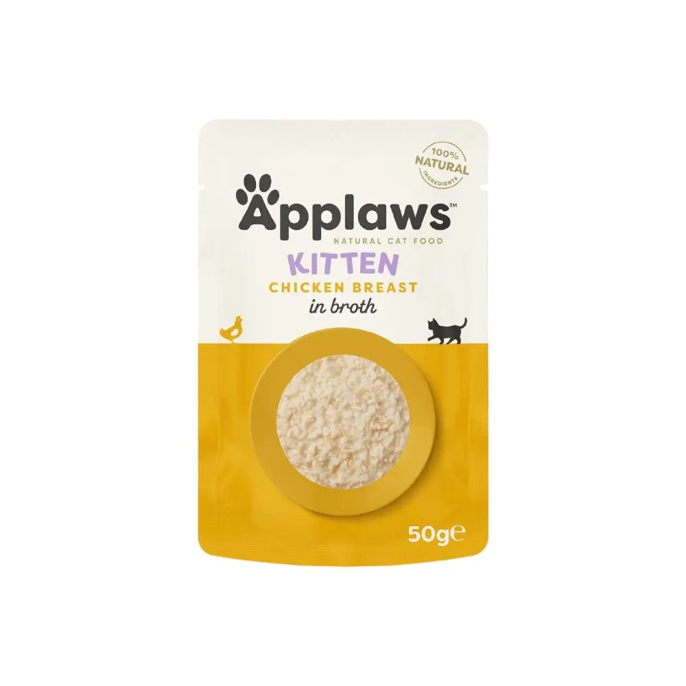 Applaws Gatto buste Kitten Petto di Pollo in brodo 12x50g Applaws Italia