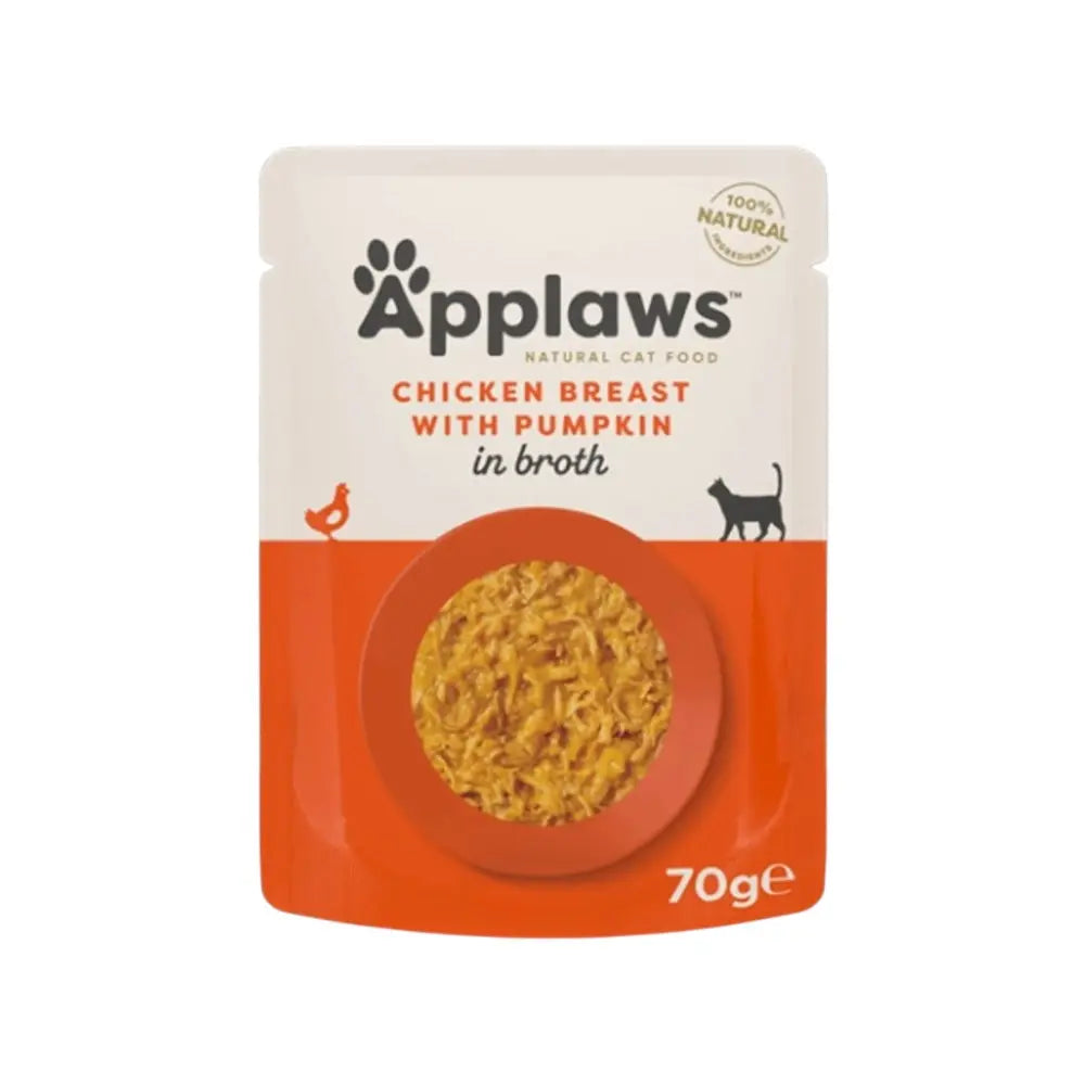 Applaws Gatto buste Pollo & Zucca & Riso in brodo 12 x 70 g Applaws Italia