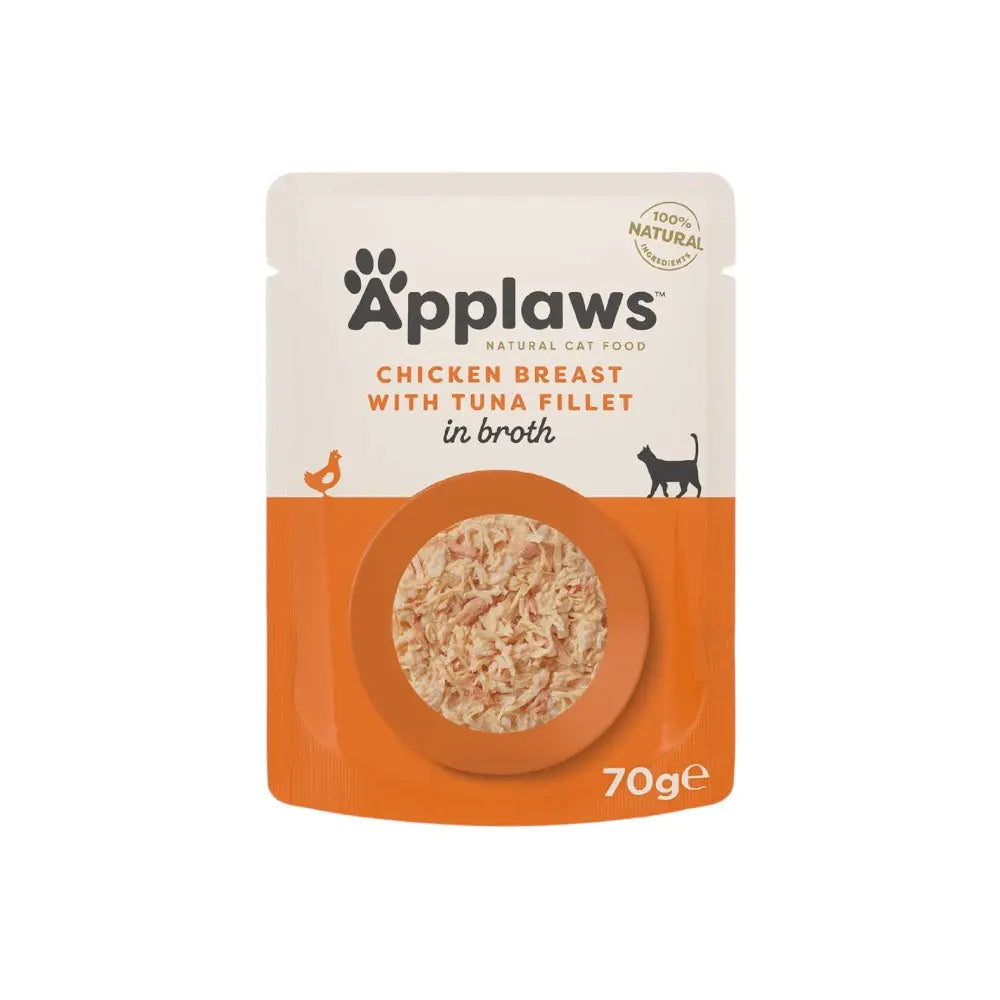 Applaws Gatto buste Pollo con Tonno in brodo 12x70g Applaws Italia