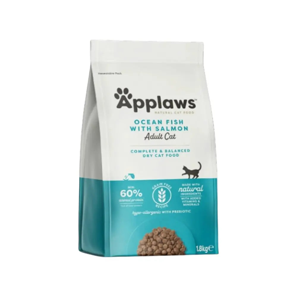 Applaws Gatto croccantini Pesce dell'oceano e salmone Applaws Italia