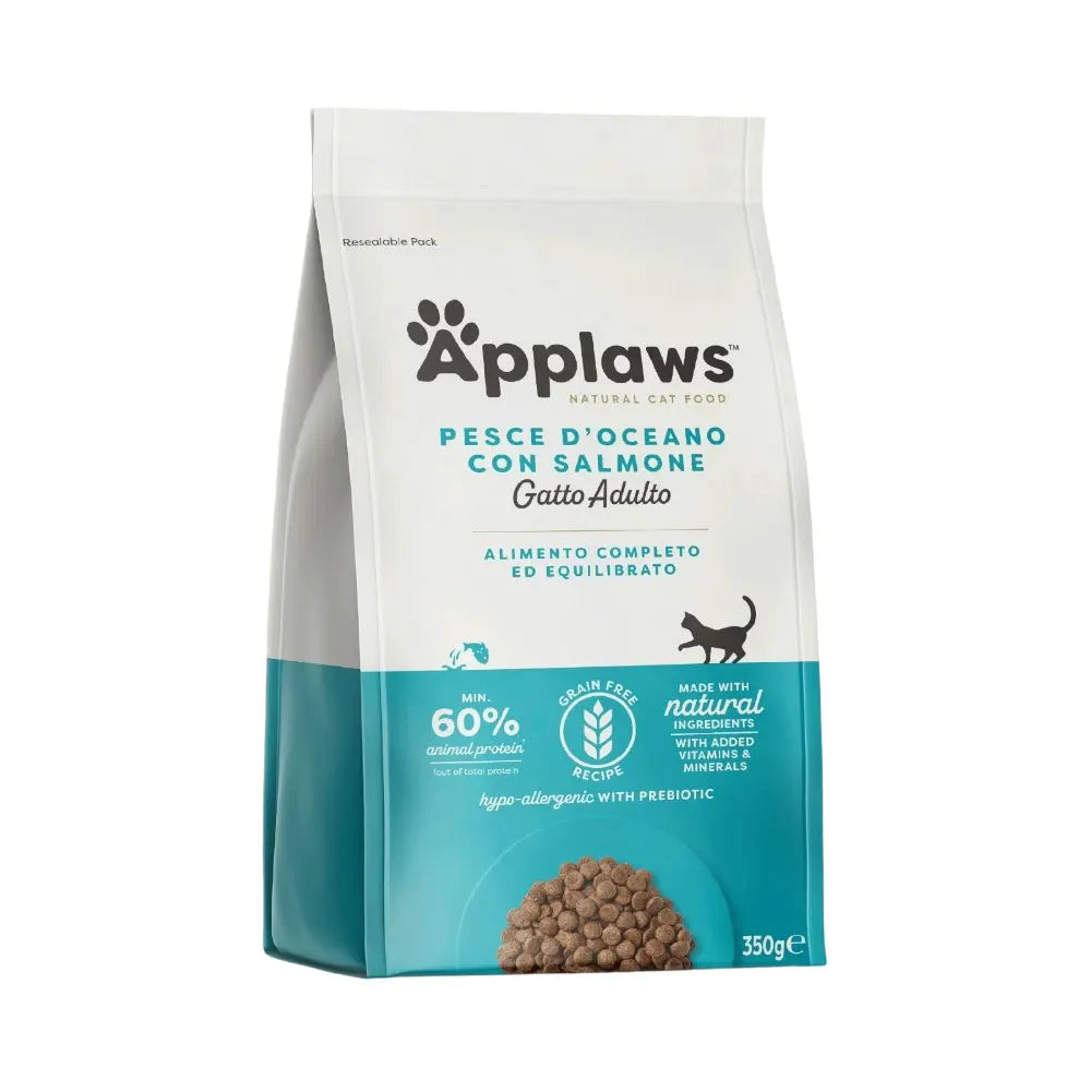 Applaws Gatto croccantini Pesce dell'oceano e salmone Applaws Italia
