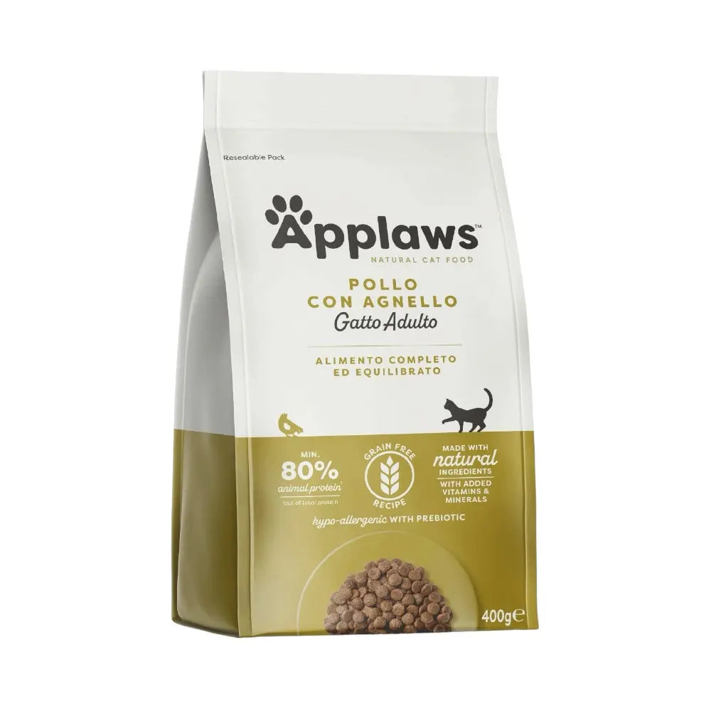Applaws Gatto croccantini Pollo e Agnello Applaws Italia