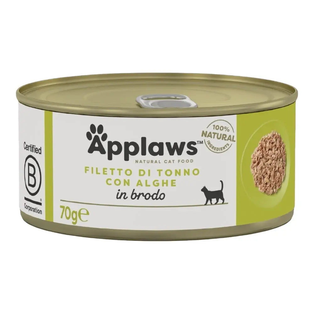 Applaws Gatto lattine Filetto di Tonno con Alghe in brodo Applaws Italia