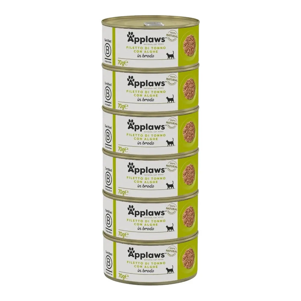 Applaws Gatto lattine Filetto di Tonno con Alghe in brodo Applaws Italia