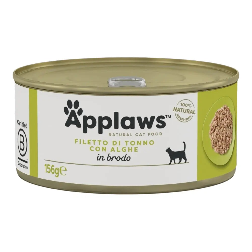 Applaws Gatto lattine Filetto di Tonno con Alghe in brodo Applaws Italia