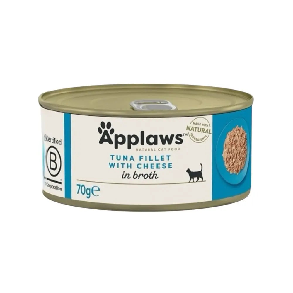 Applaws Gatto lattine Filetto di Tonno con Formaggio in brodo Applaws Italia