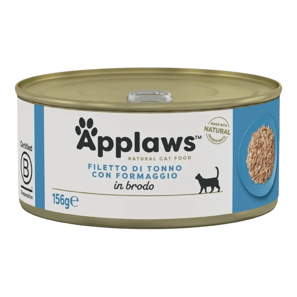Applaws Gatto lattine Filetto di Tonno con Formaggio in brodo Applaws Italia