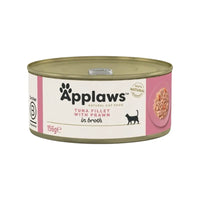 Applaws Gatto lattine Filetto di Tonno e Gamberetti in brodo Applaws Italia