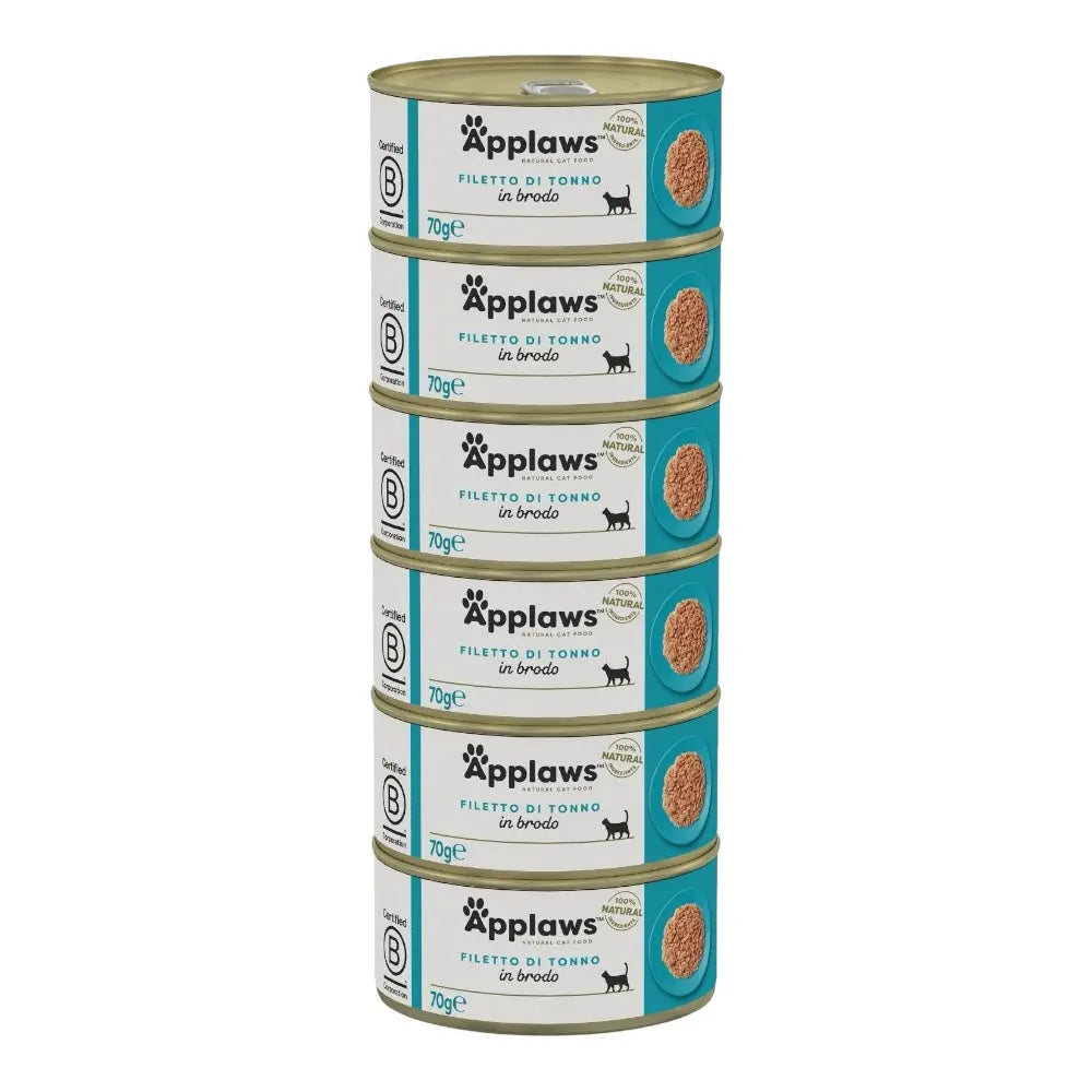 Applaws Gatto lattine Filetto di Tonno in brodo Applaws Italia