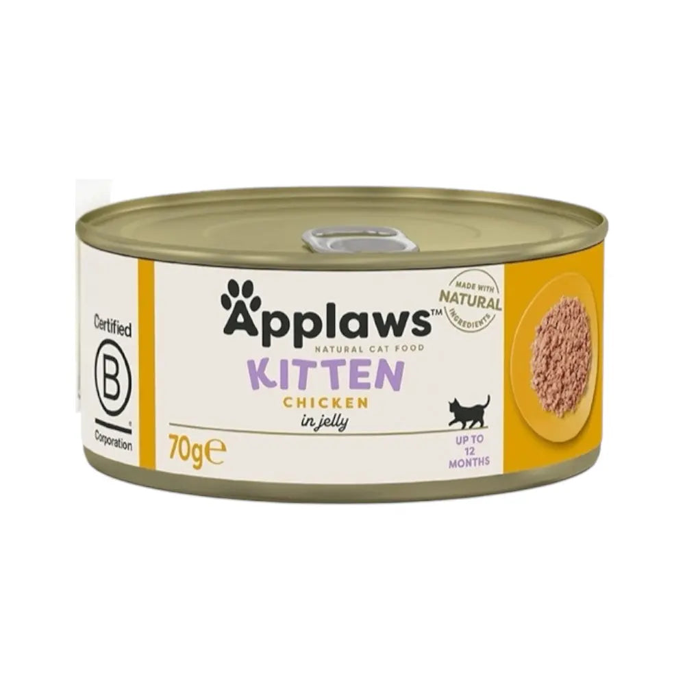 Applaws Gatto lattine Kitten Petto di Pollo in gelatina 24x70 g Applaws Italia