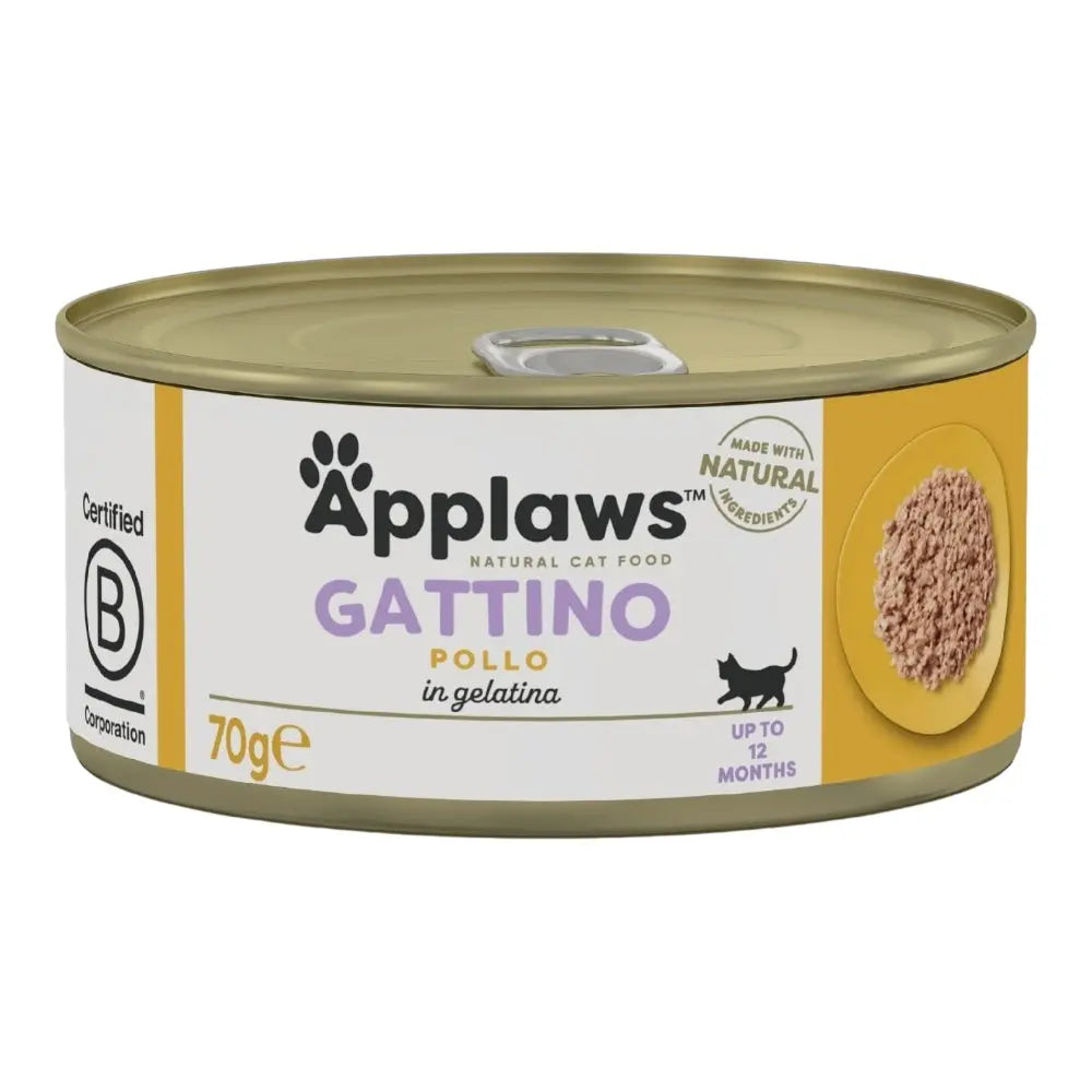 Applaws Gatto lattine Kitten Petto di Pollo in gelatina 24x70 g Applaws Italia